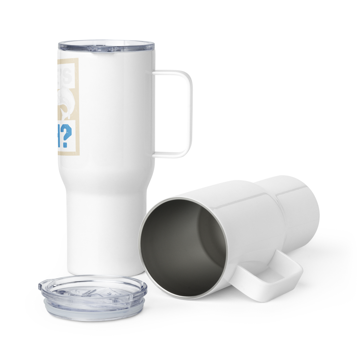 WTF Travel Mug with Handle