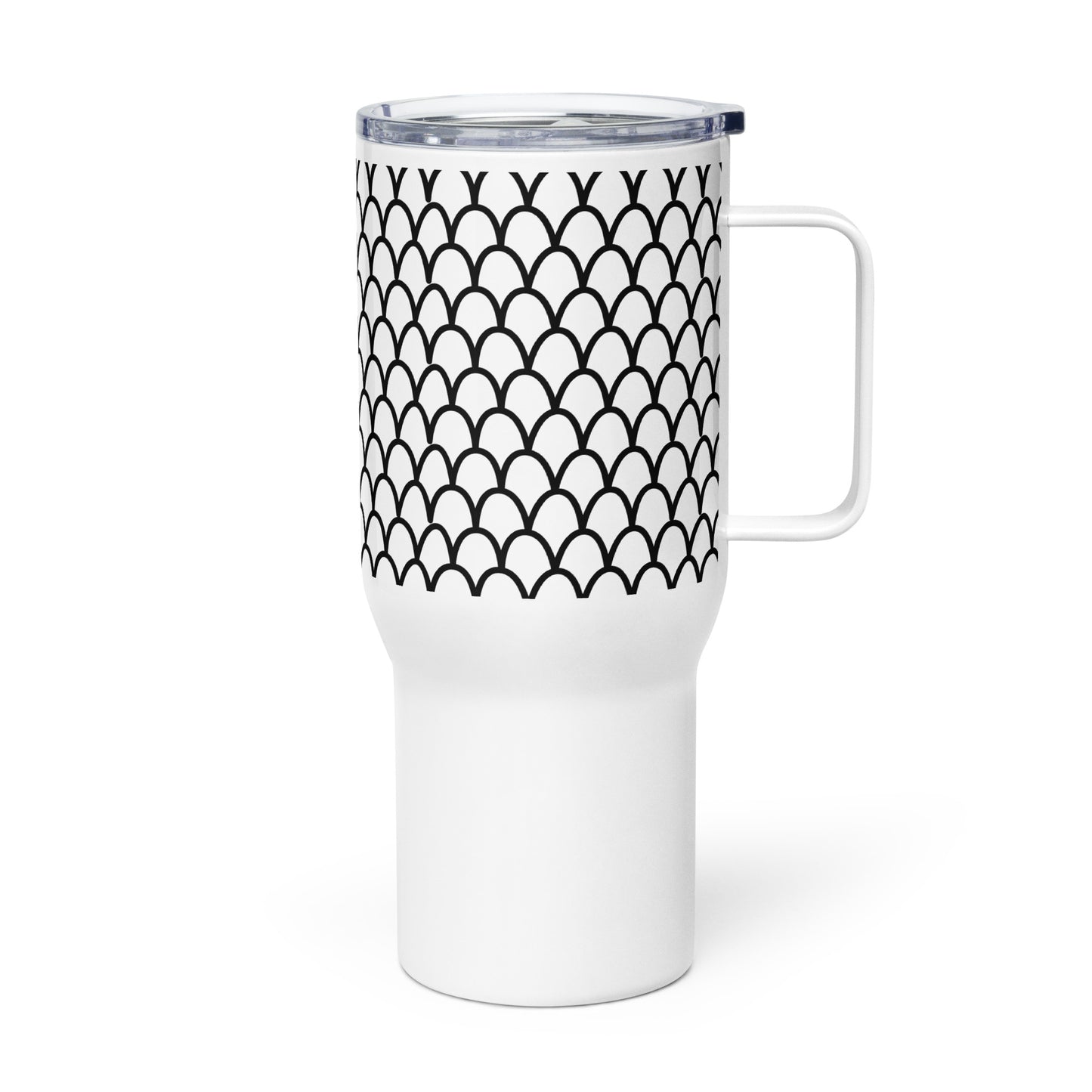 Fishnet Travel Mug with Handle