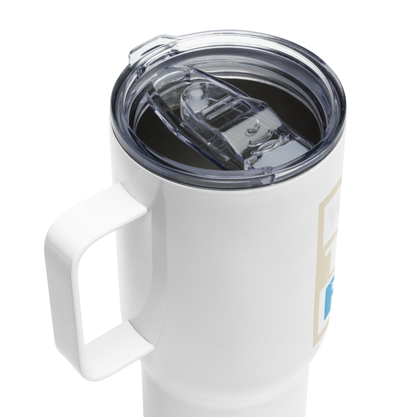 WTF Travel Mug with Handle