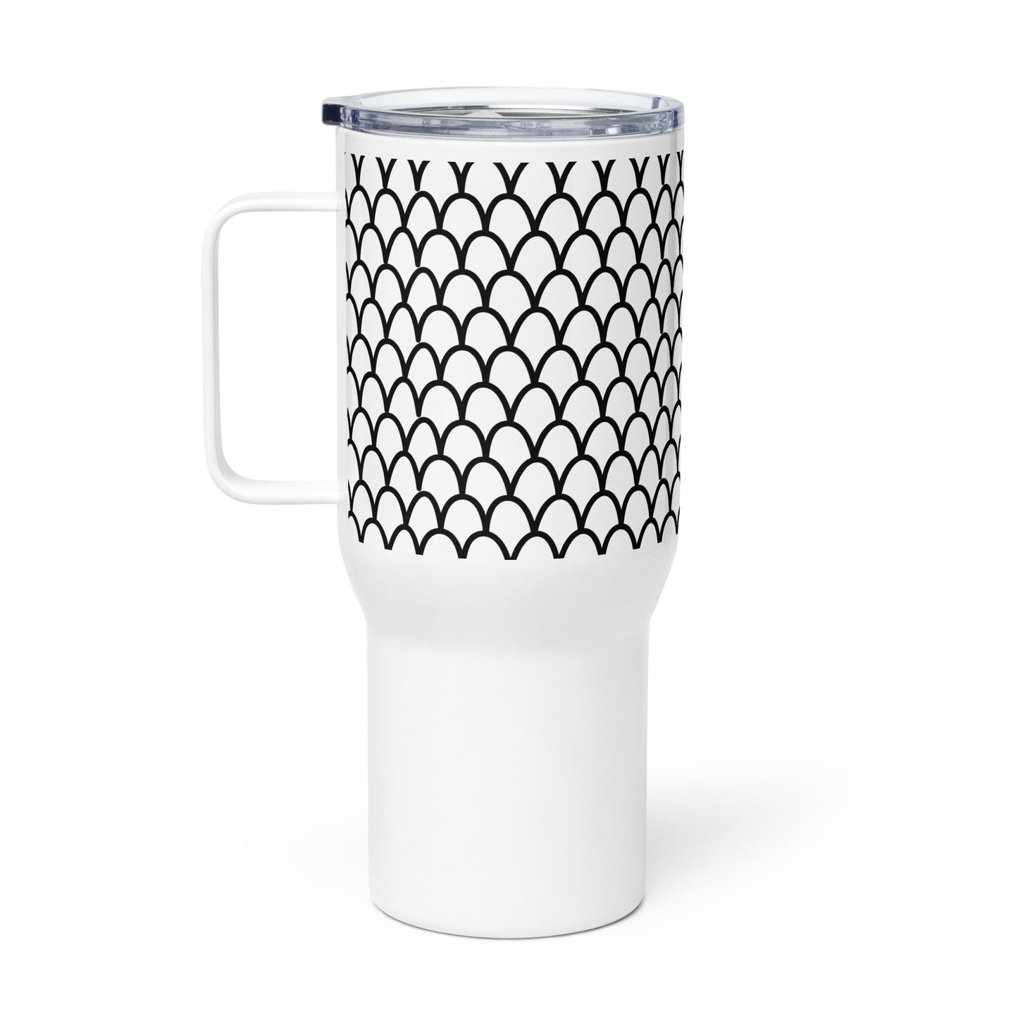 Fishnet Travel Mug with Handle