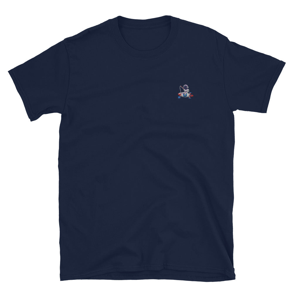 Fishing Spaceman T Shirt