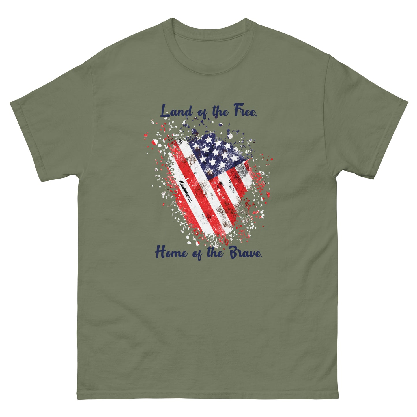 Land of the Free Home of the Brave USA Tee Shirt