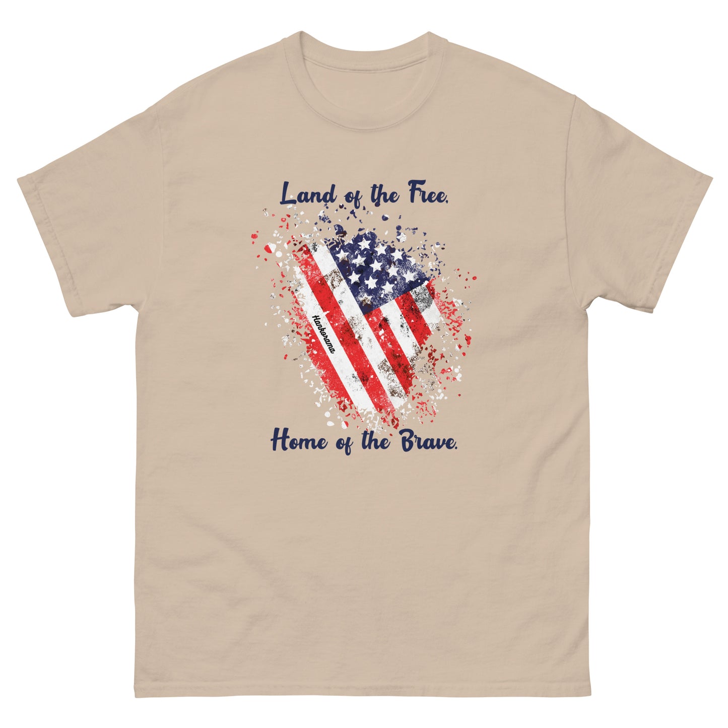 Land of the Free Home of the Brave USA Tee Shirt