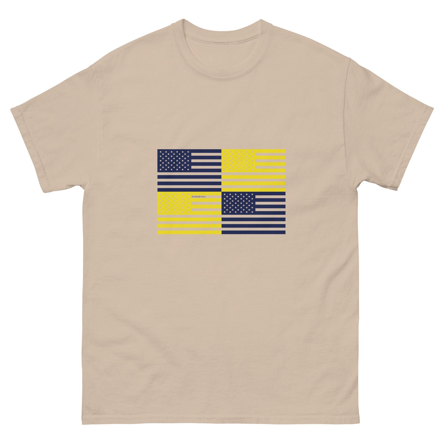 Quad USA Flag Tee Shirt