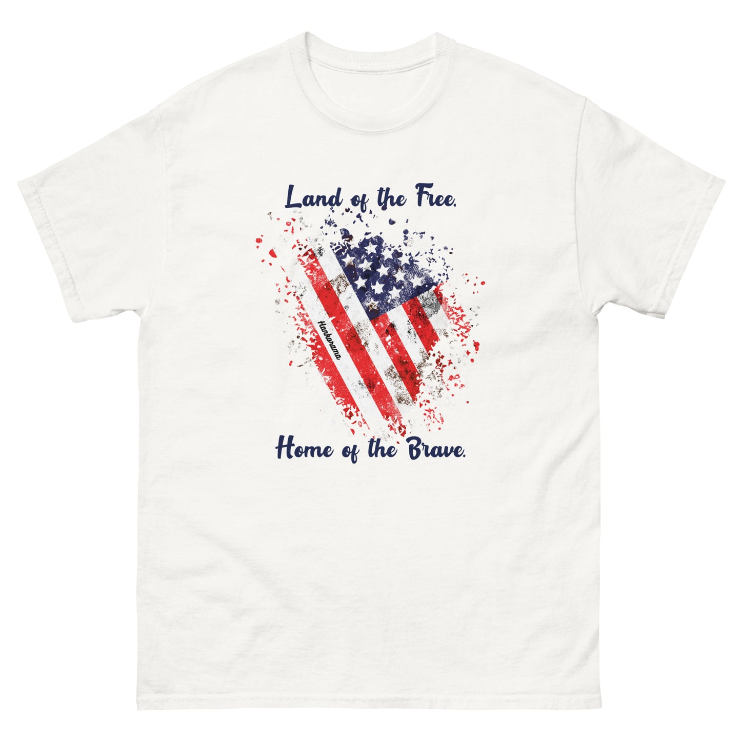 Land of the Free Home of the Brave USA Tee Shirt