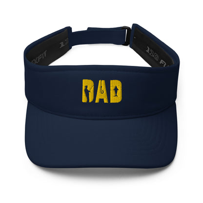 Dad Fishing Flexfit Visor