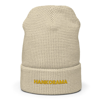 Hankorama Yellow Waffle Beanie