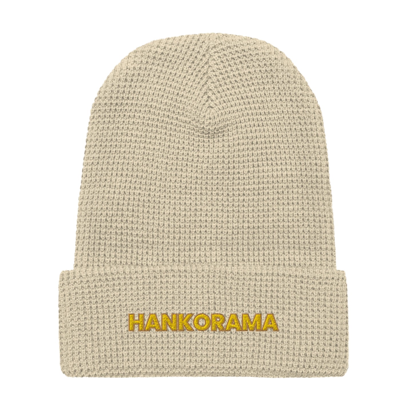 Hankorama Yellow Waffle Beanie