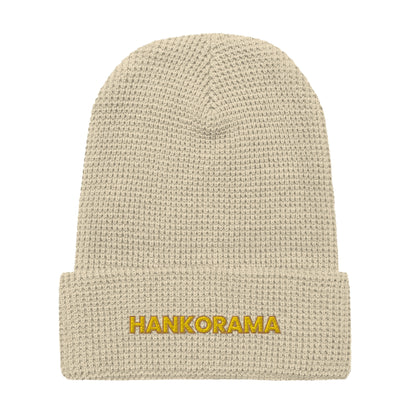 Hankorama Yellow Waffle Beanie