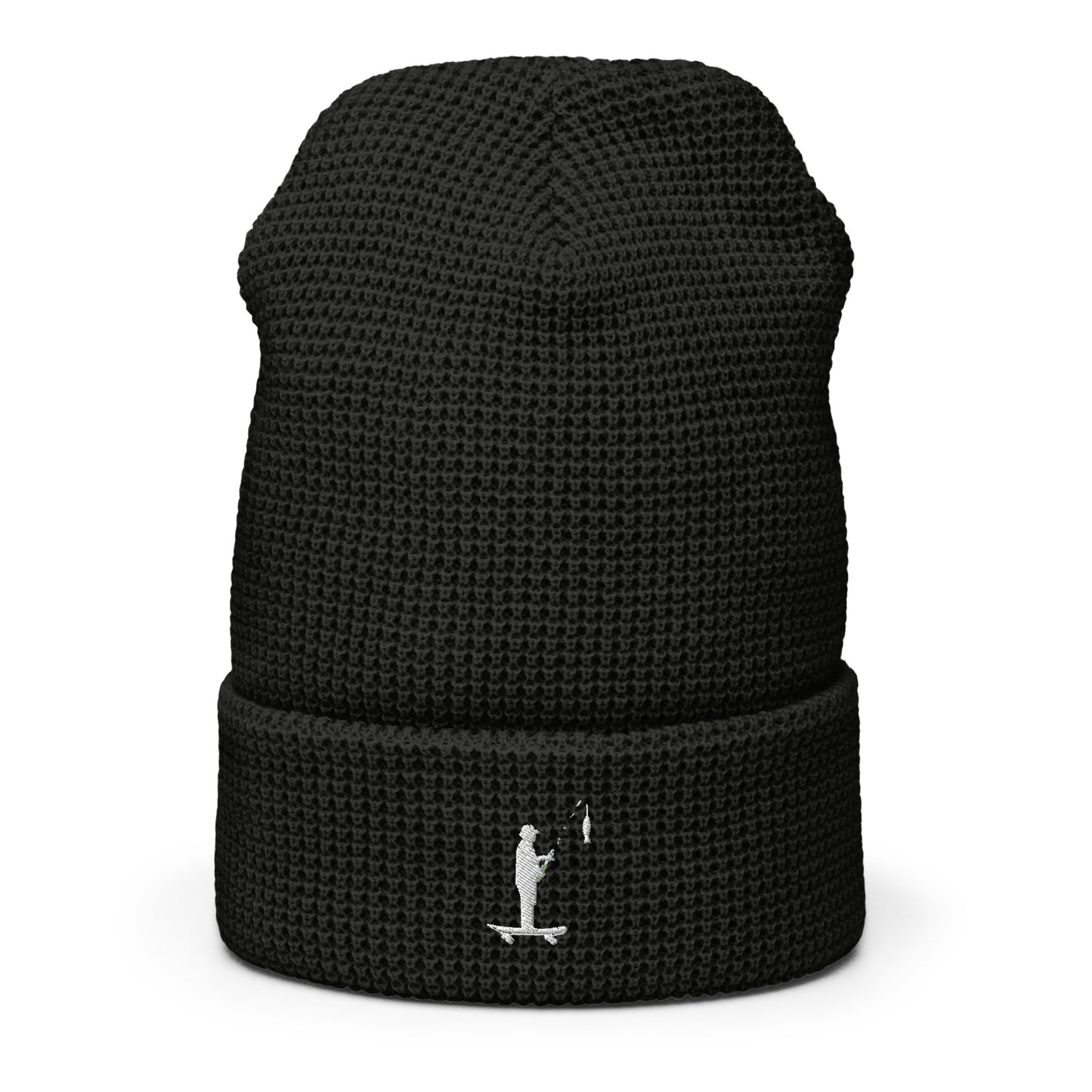 Skateboard Fisherman Waffle Beanie