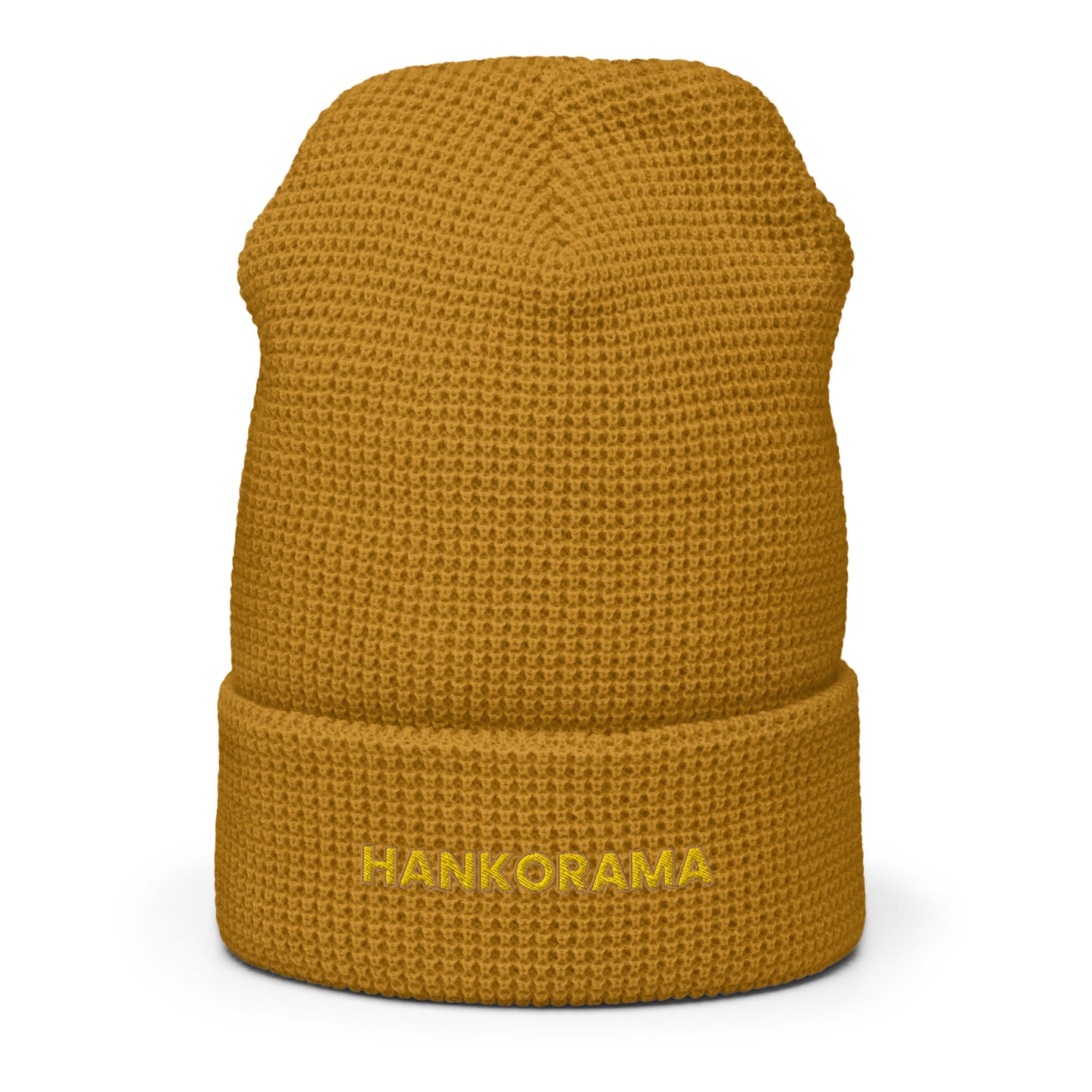 Hankorama Yellow Waffle Beanie