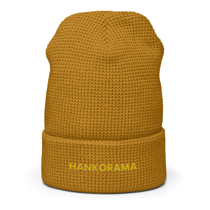 Hankorama Yellow Waffle Beanie