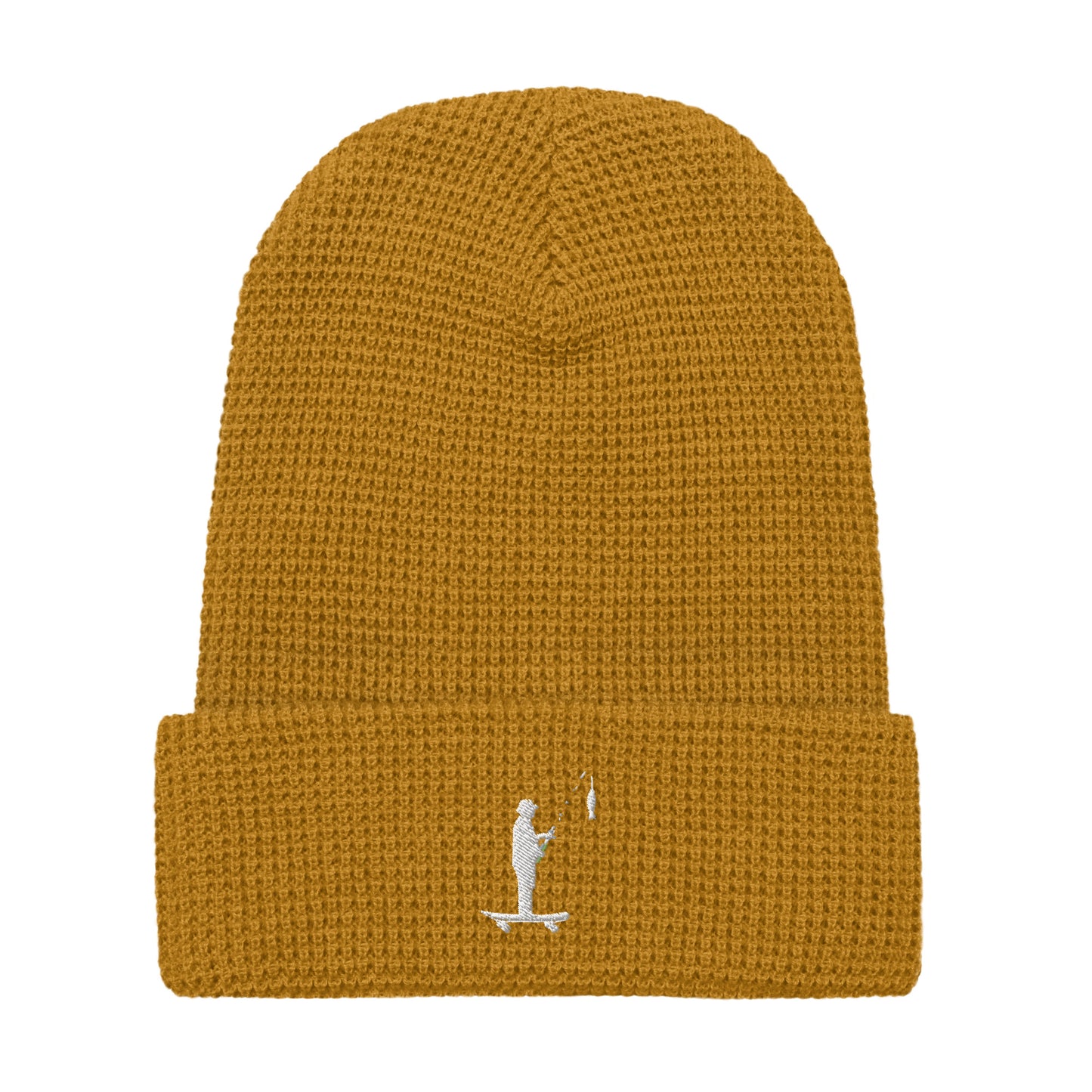 Skateboard Fisherman Waffle Beanie