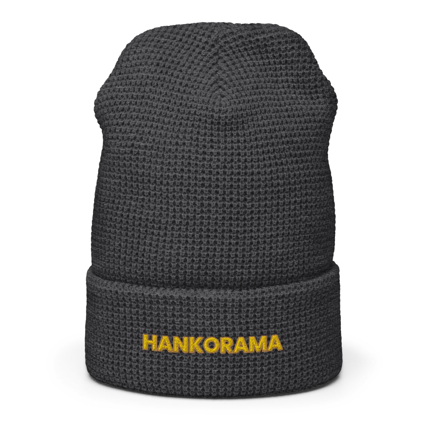 Hankorama Yellow Waffle Beanie