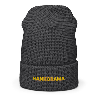 Hankorama Yellow Waffle Beanie