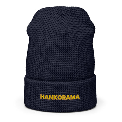 Hankorama Yellow Waffle Beanie