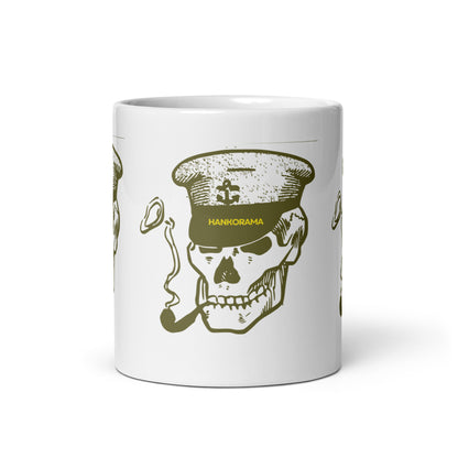 Captain Hankorama White glossy mug