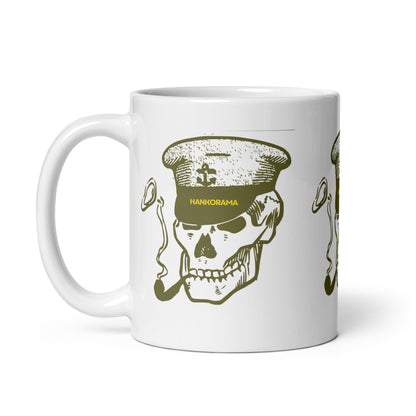 Captain Hankorama White glossy mug