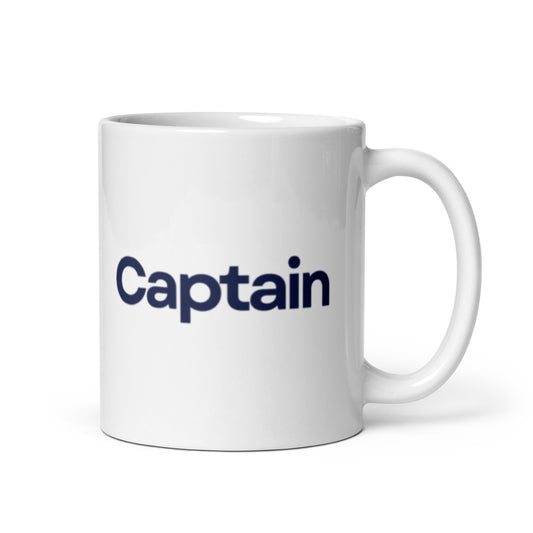 Captain White glossy mug