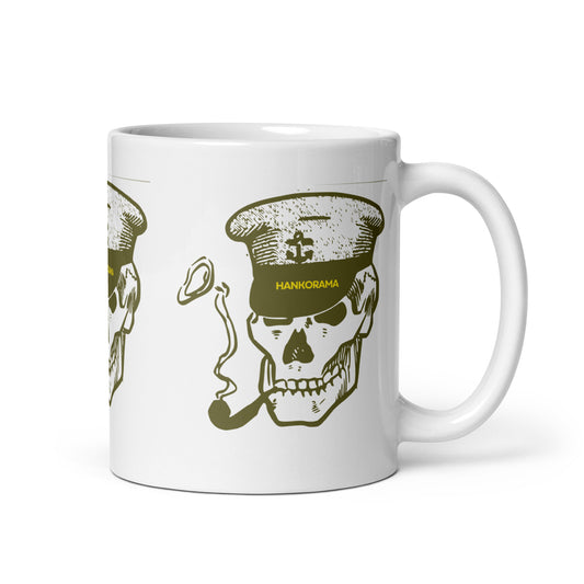 Captain Hankorama White glossy mug