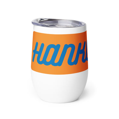 Hankorama Orange & Blue Wine Tumbler